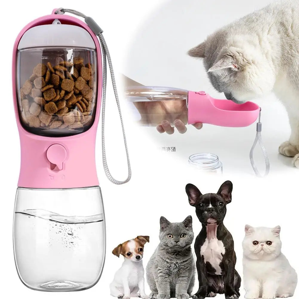 Portable Water Bottle For Dogs+Cats